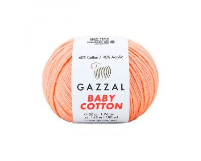 Gazzal Baby Cotton - 3412 персиковий