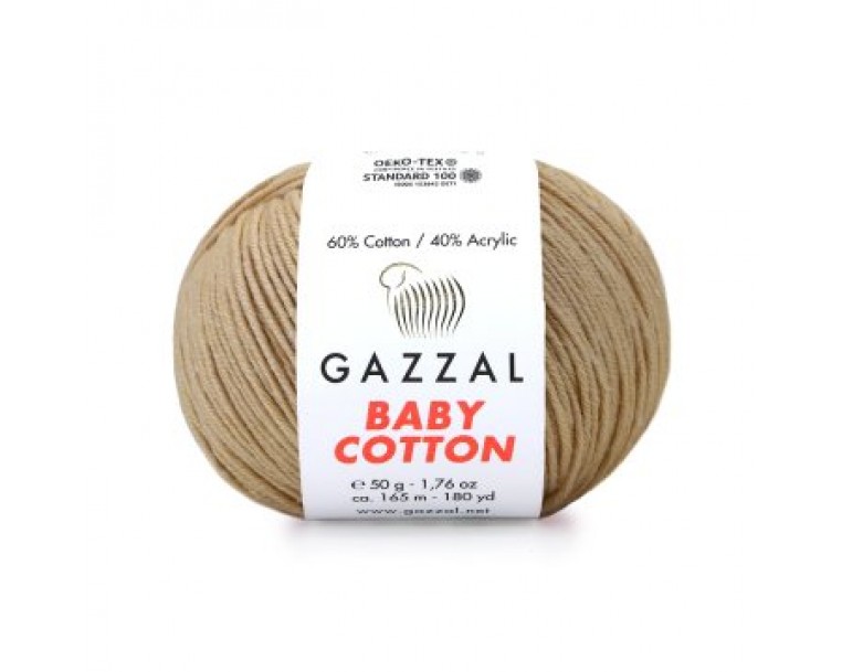 Gazzal Baby Cotton - 3424 бежевий