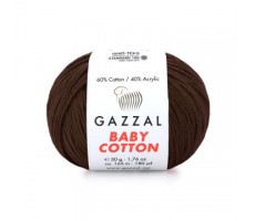 Gazzal Baby Cotton - 3436 шоколад