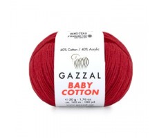 Gazzal Baby Cotton - 3439 червоний бордо  