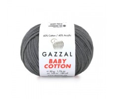 Gazzal Baby Cotton - 3450 сірий