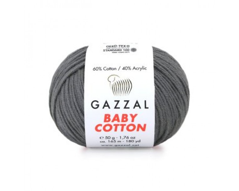 Gazzal Baby Cotton - 3450 сірий