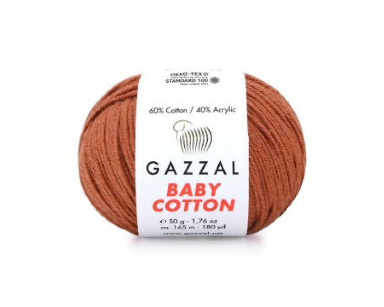Gazzal Baby Cotton - 3454 світлий теракот