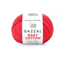 Gazzal Baby Cotton - 3458 кораловий неон