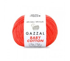 Gazzal Baby Cotton - 3459 оранжевий неон