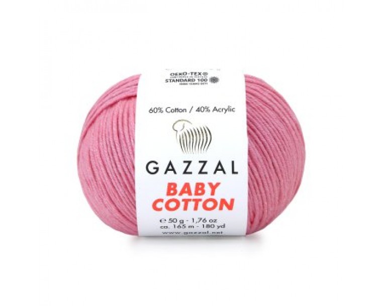 Gazzal Baby Cotton - 3468 рожевий