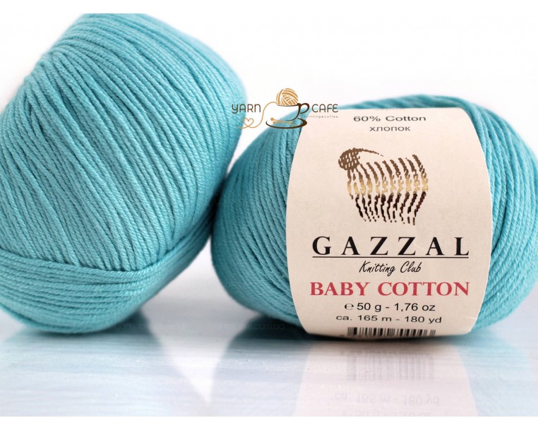 Gazzal Baby Cotton - 3451 ніжно-блакитний