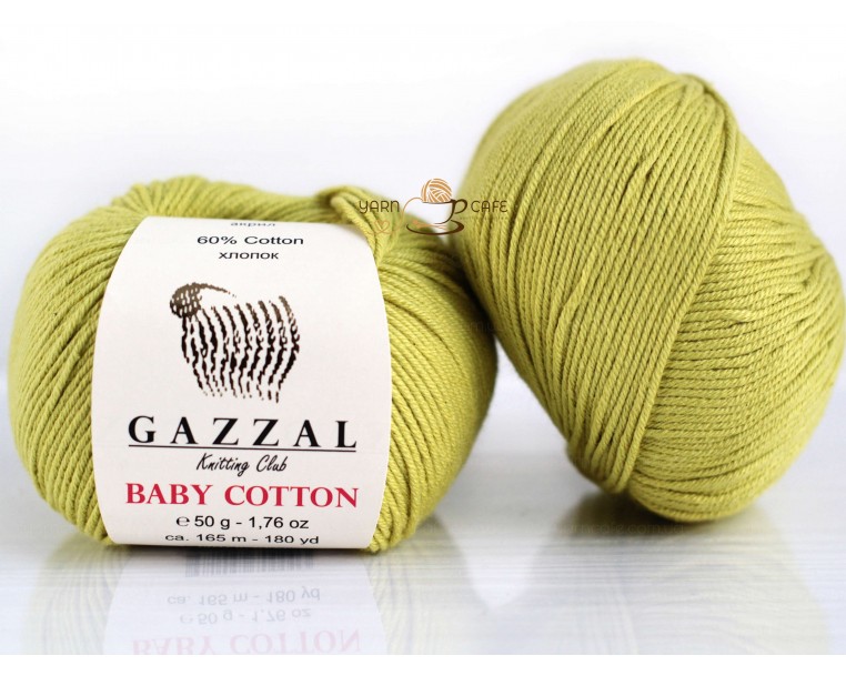 Gazzal Baby Cotton - 3457 салатовий
