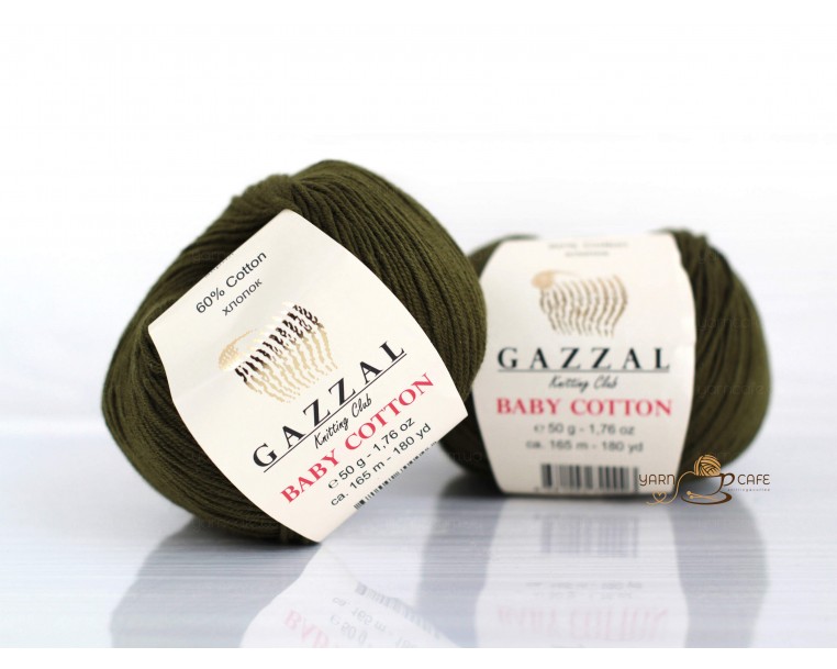Gazzal Baby Cotton - 3463 хакі