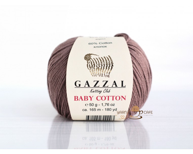 Gazzal Baby Cotton - 3434 какао