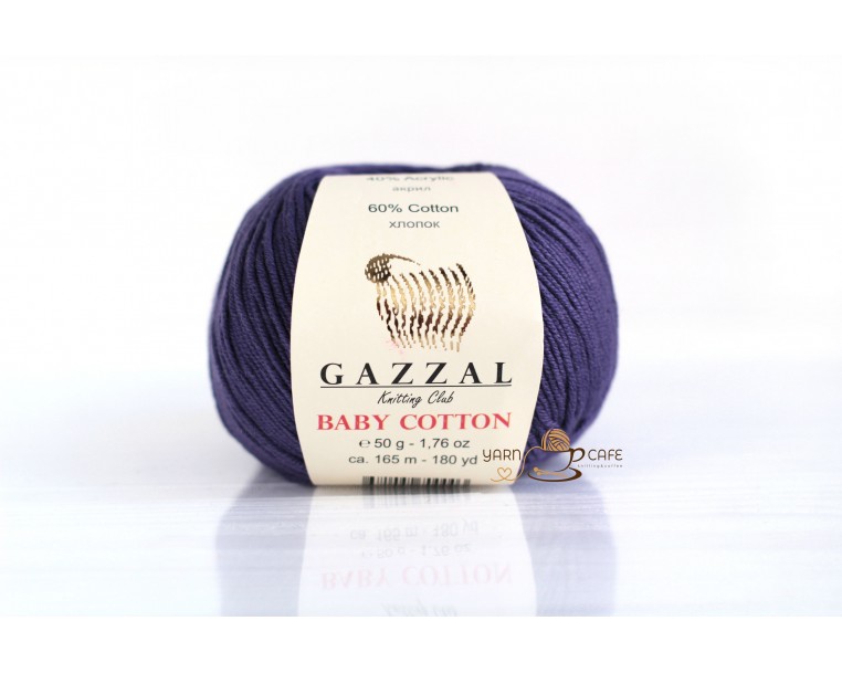 Gazzal Baby Cotton - 3440 фіолетовий