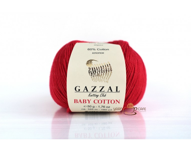 Gazzal Baby Cotton - 3443 червоний