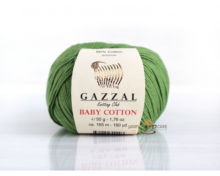 Gazzal Baby Cotton - 3448 світло-зелений
