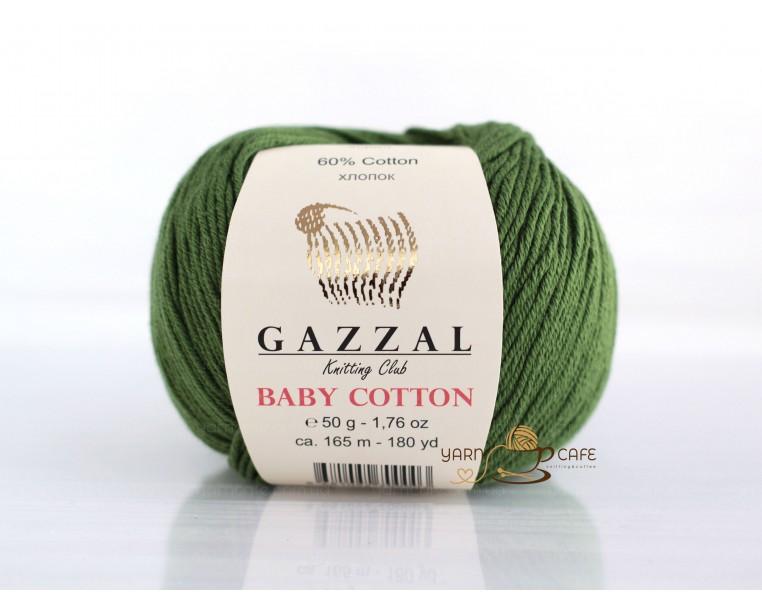 Gazzal Baby Cotton - 3449 зелений
