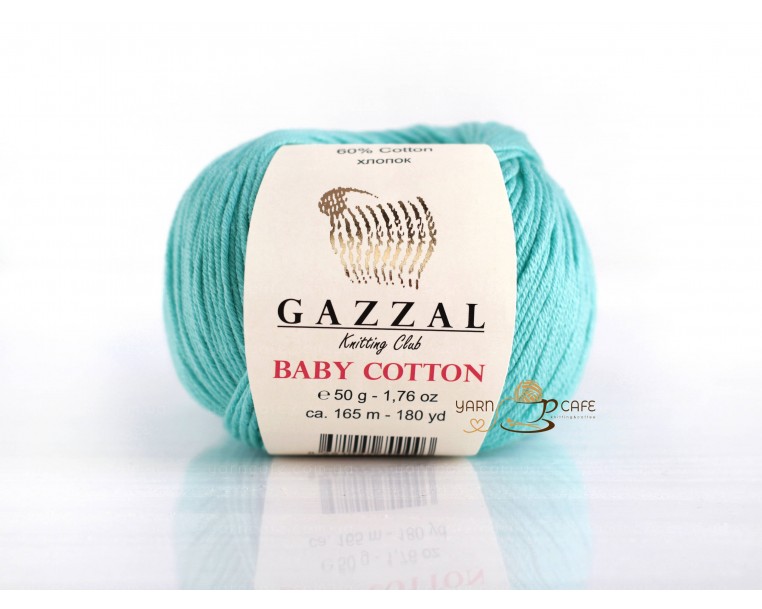 Gazzal Baby Cotton - 3452 світло-бірюзовий