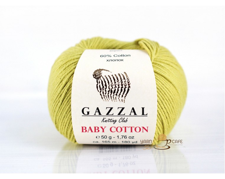 Gazzal Baby Cotton - 3457 салатовий
