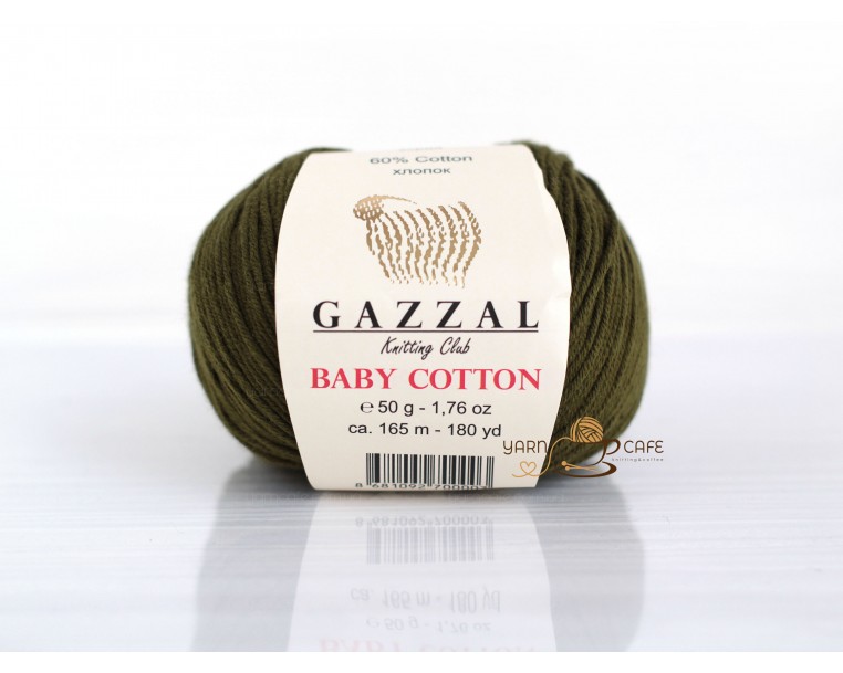Gazzal Baby Cotton - 3463 хакі