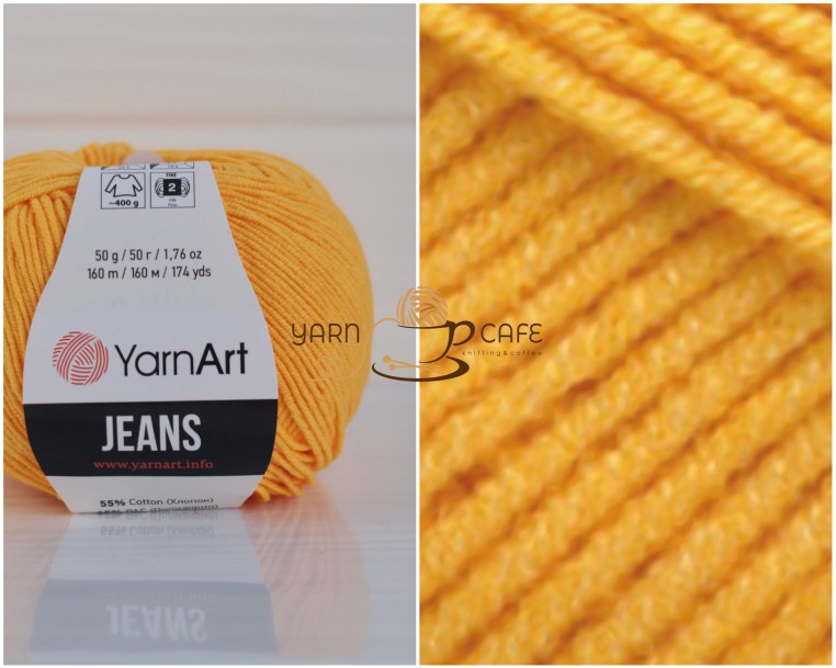 YarnArt JEANS - 35 жовтий