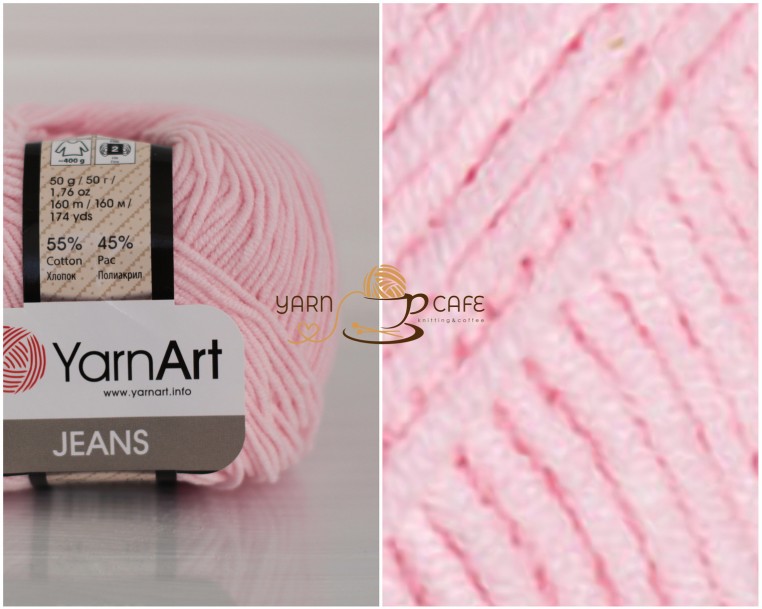 YarnArt JEANS - 74 ніжно-рожевий