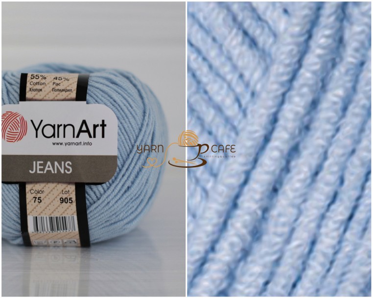 YarnArt JEANS - 75 ніжно-блакитний